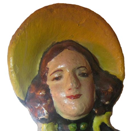 Woman with a Shawl Doorstop