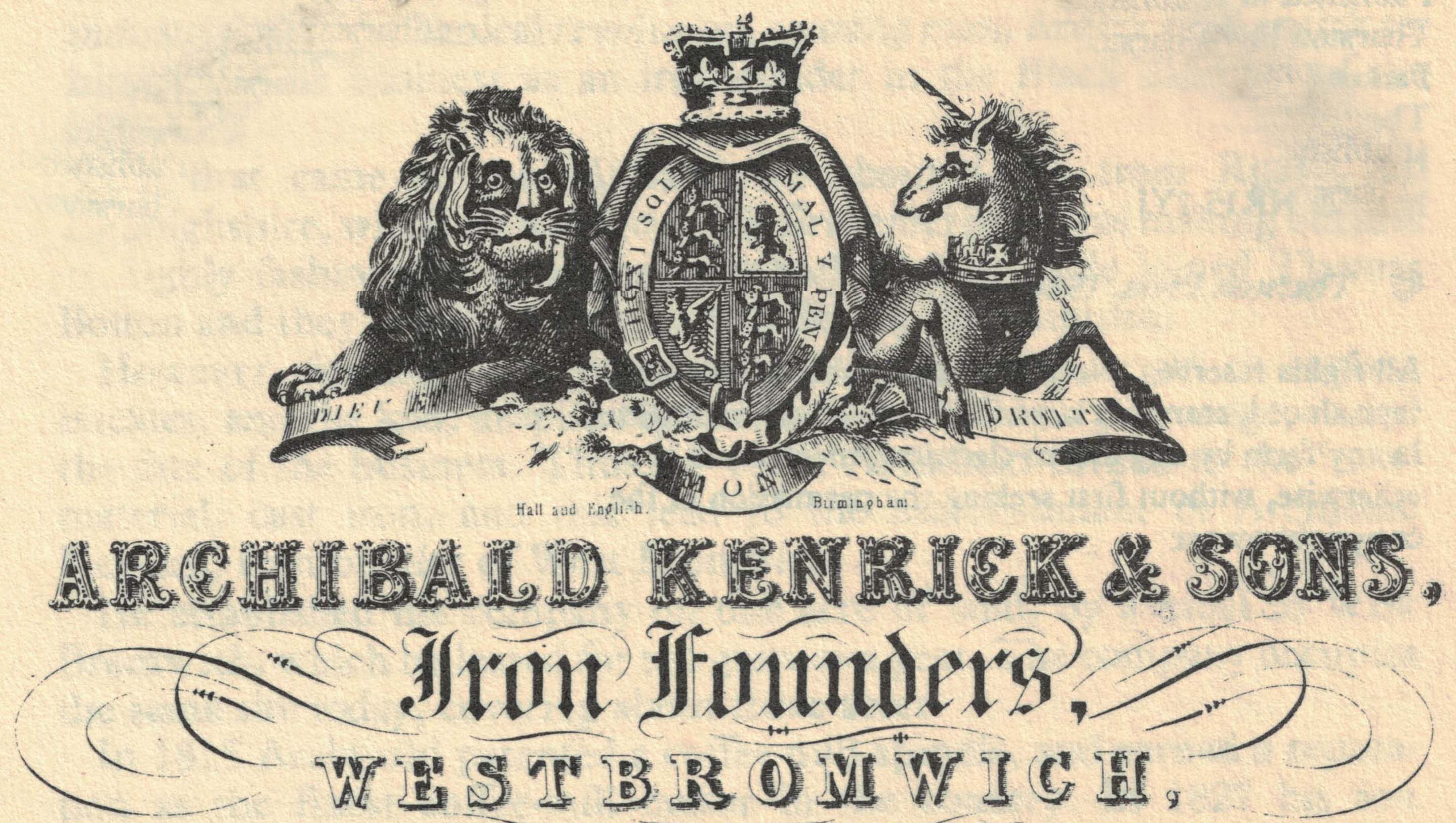 Kenrick Foundry Coat of Arms