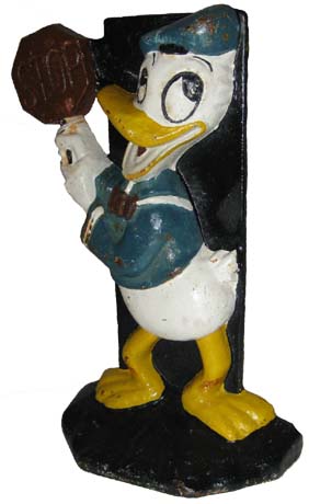 Fake Donald Duck Doorstop